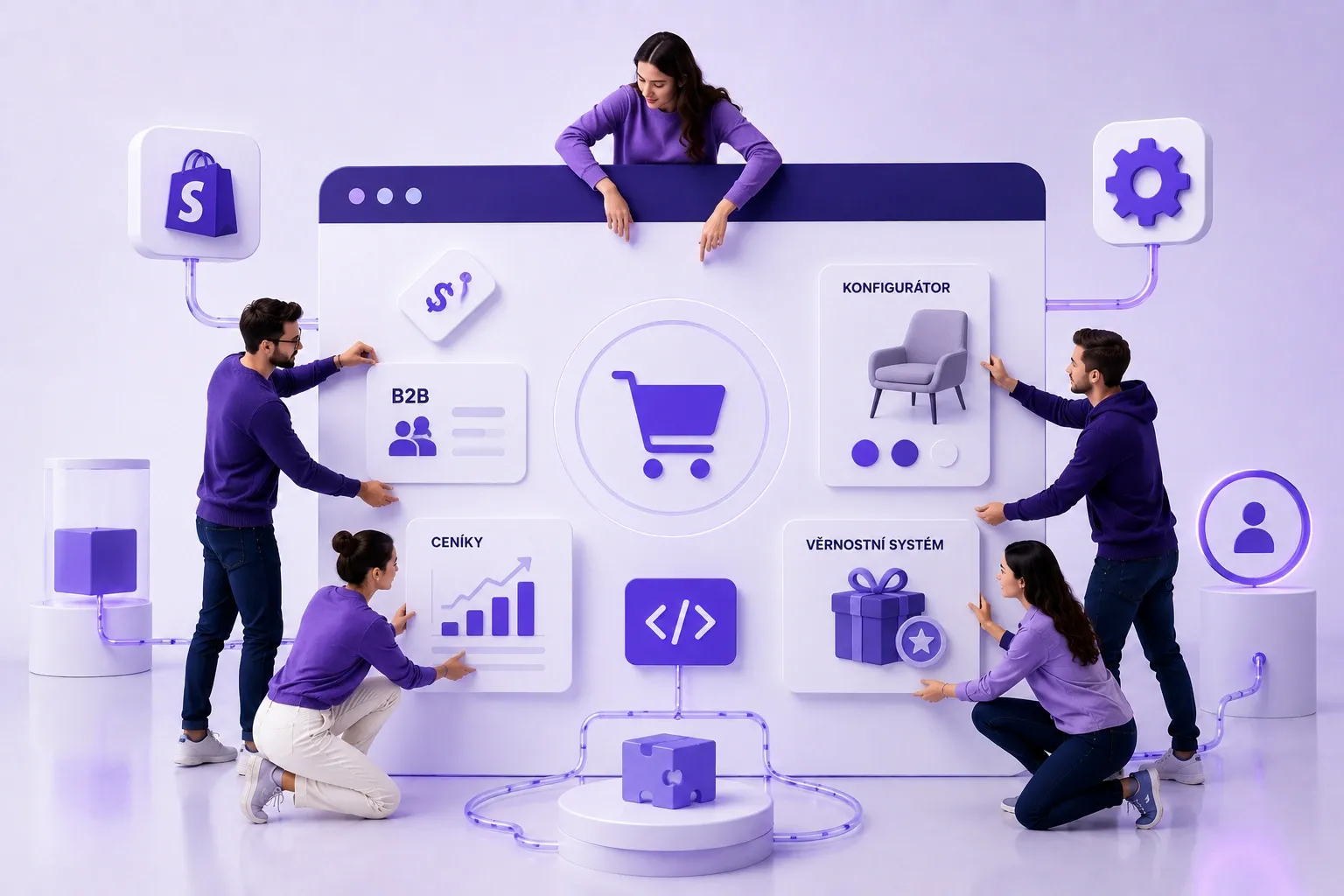 E-shop na míru přizpůsobený firemním procesům