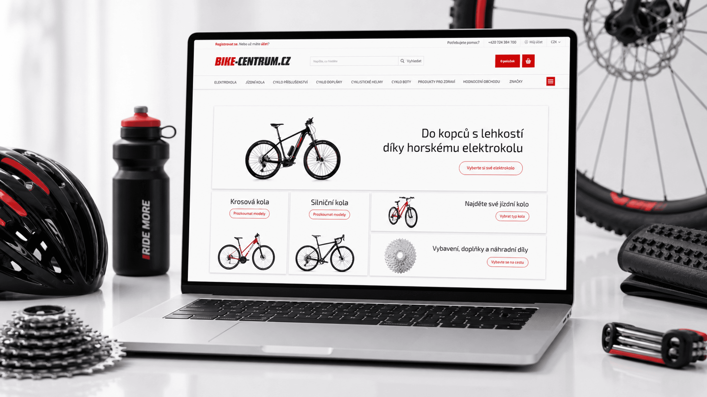 Portfolio banner for Bike-Centrum