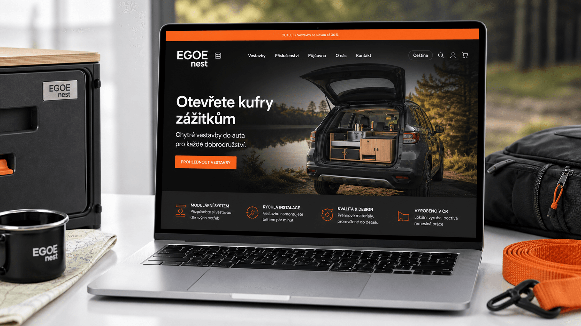 Portfolio banner for EGOE NEST