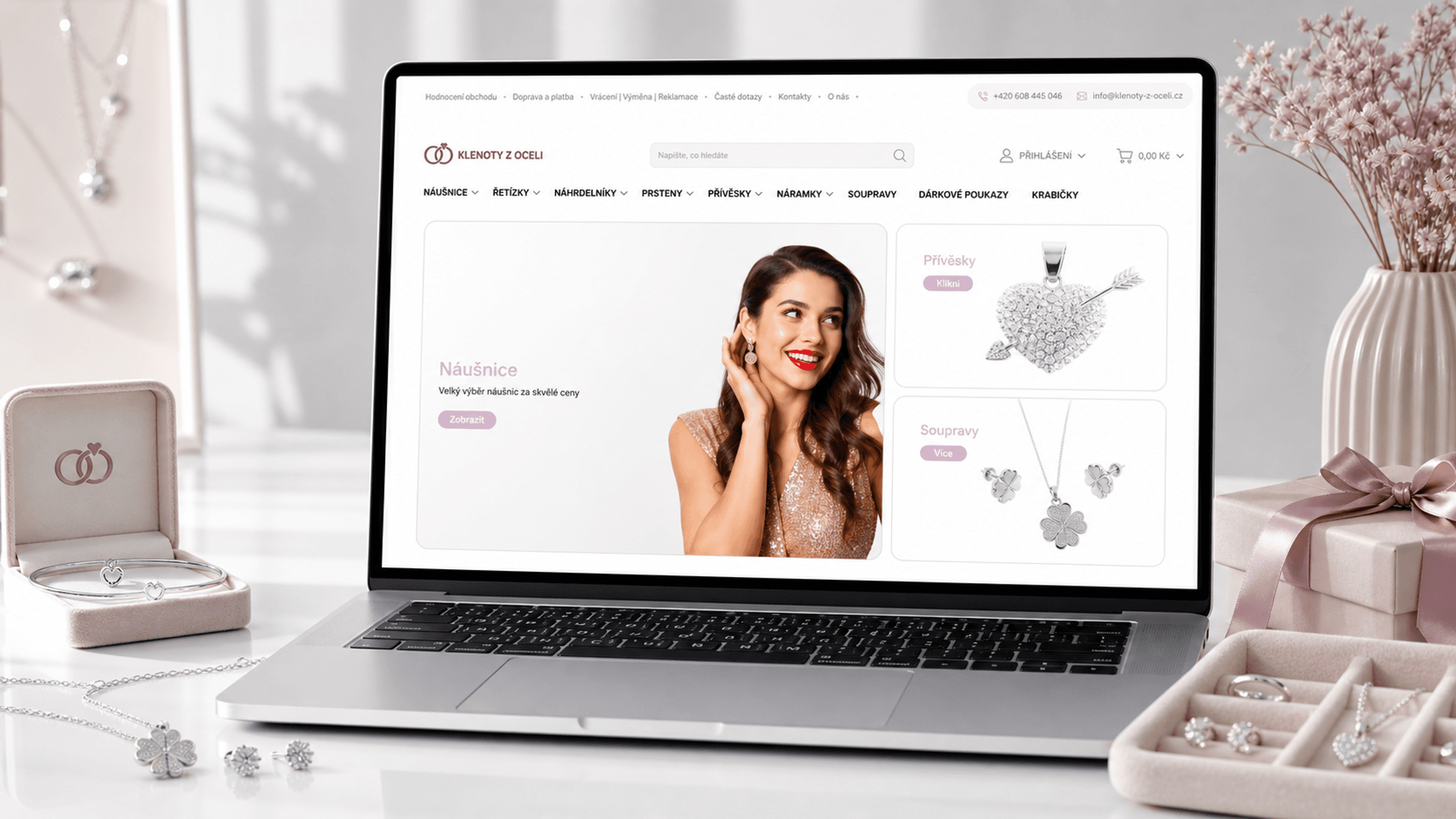 Portfolio banner for Klenoty z oceli
