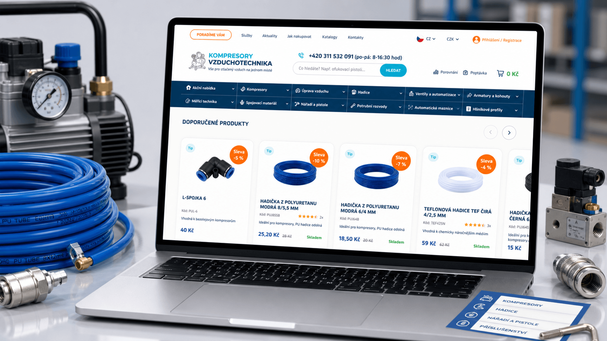Portfolio banner for Kompresory Vzduchotechnika