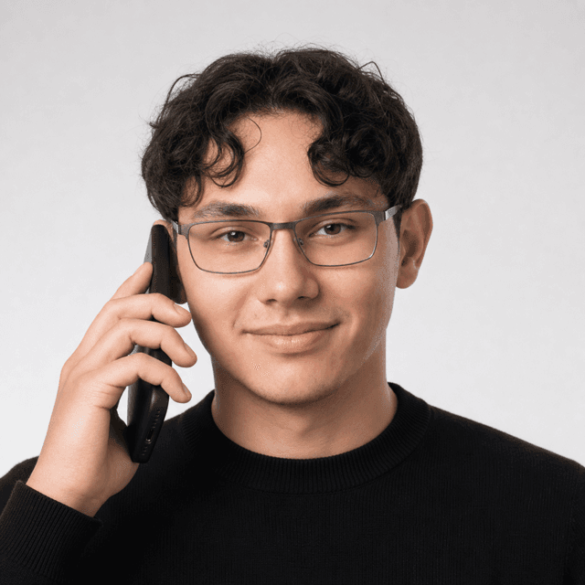 Radek Bělohlav při telefonování