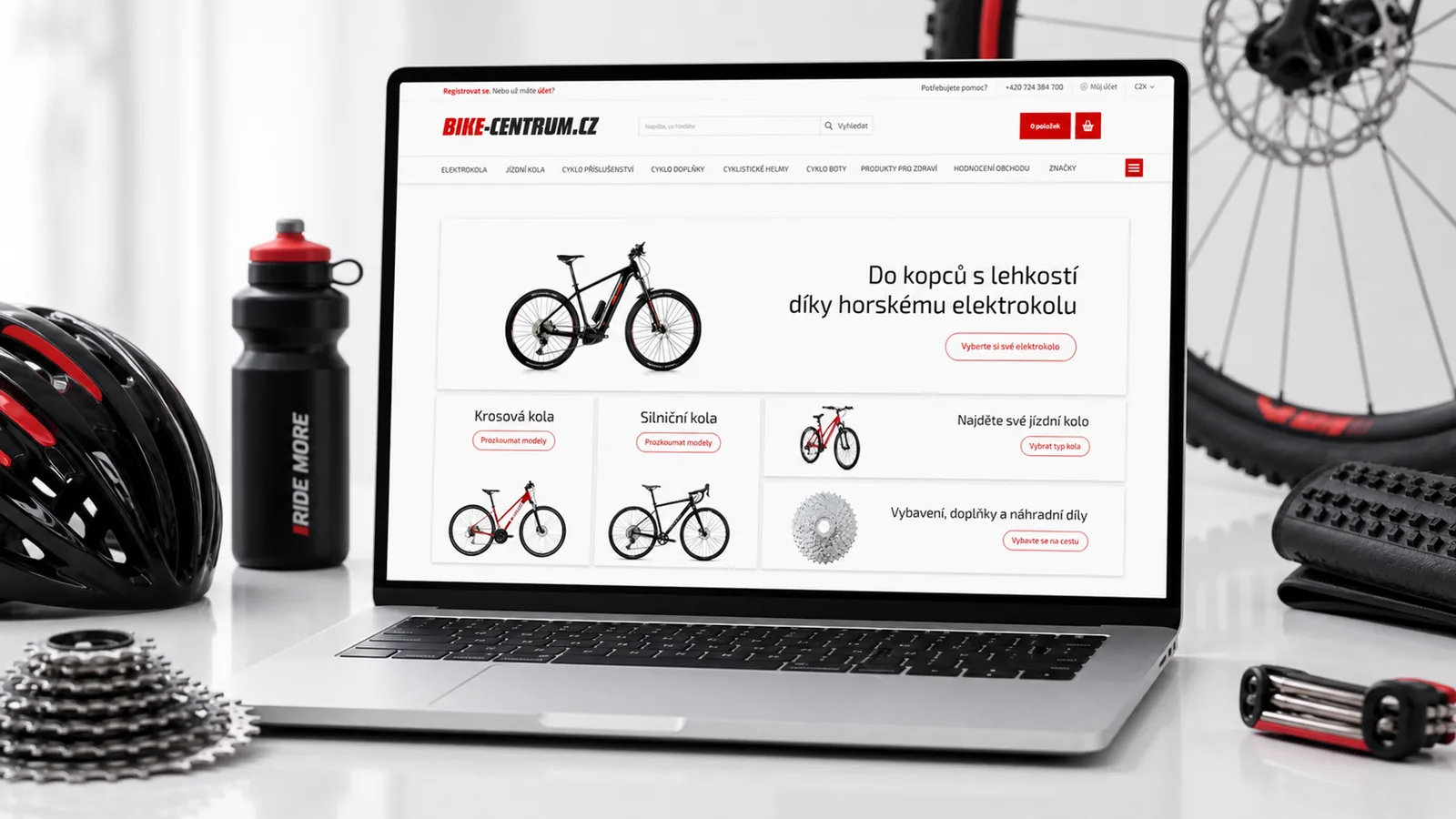 Bike-Centrum: náhled projektu