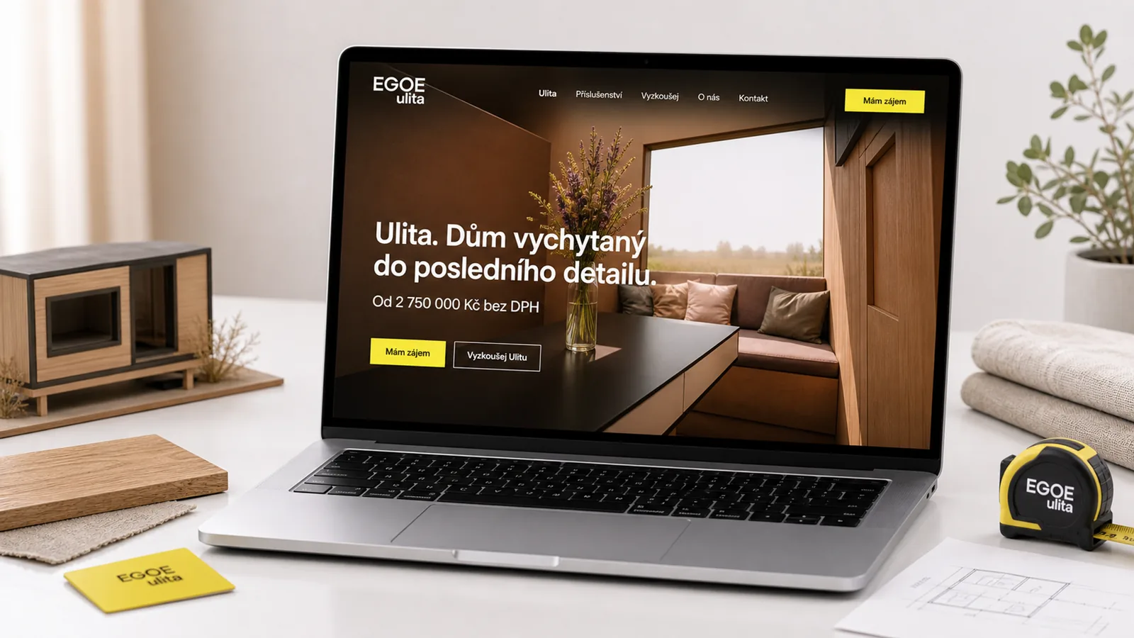 Web EGOE Ulita jako konkrétní realizace v Solidpixels