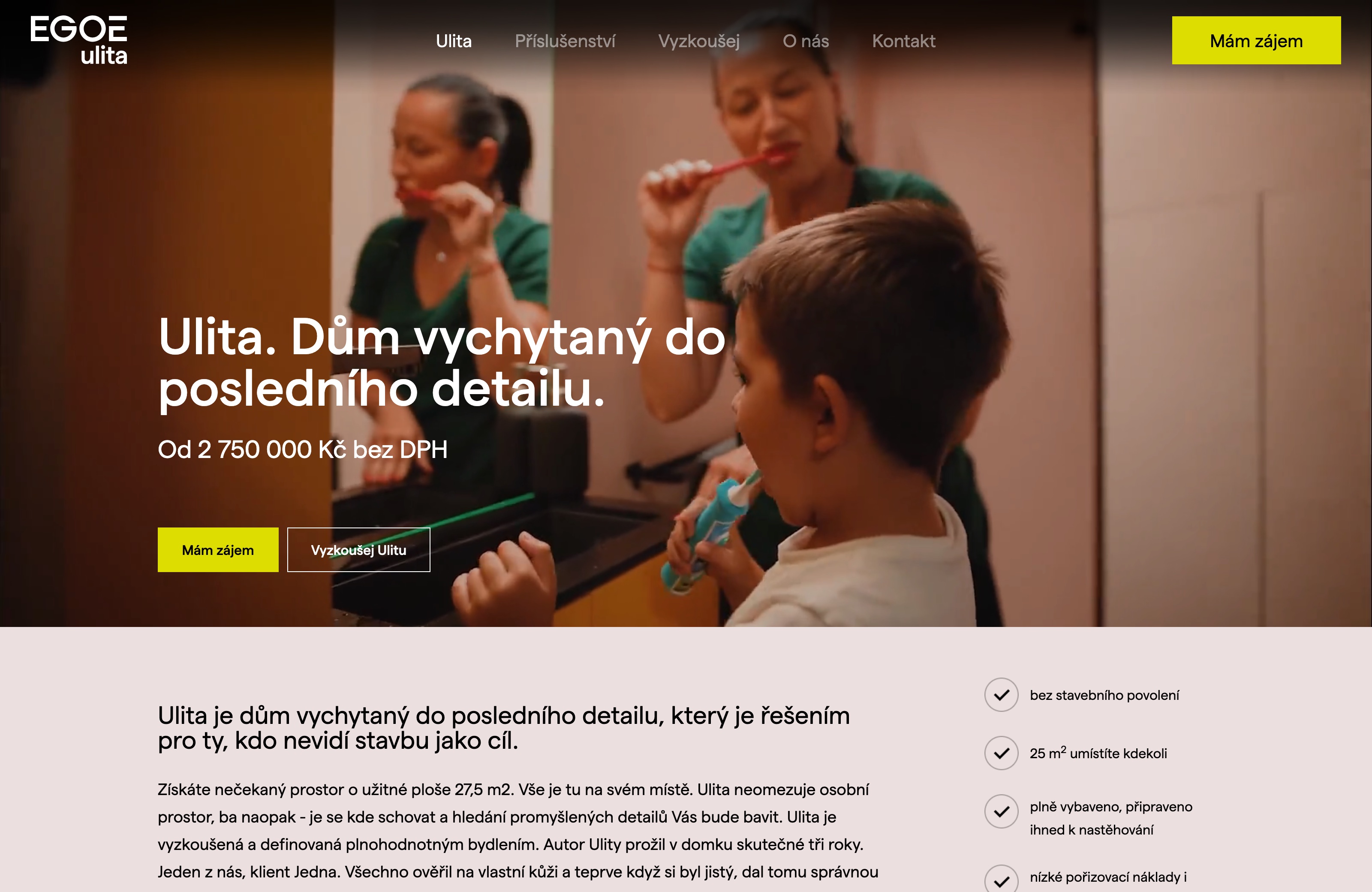 EGOÉ Ulita — web od Dvojky v IT