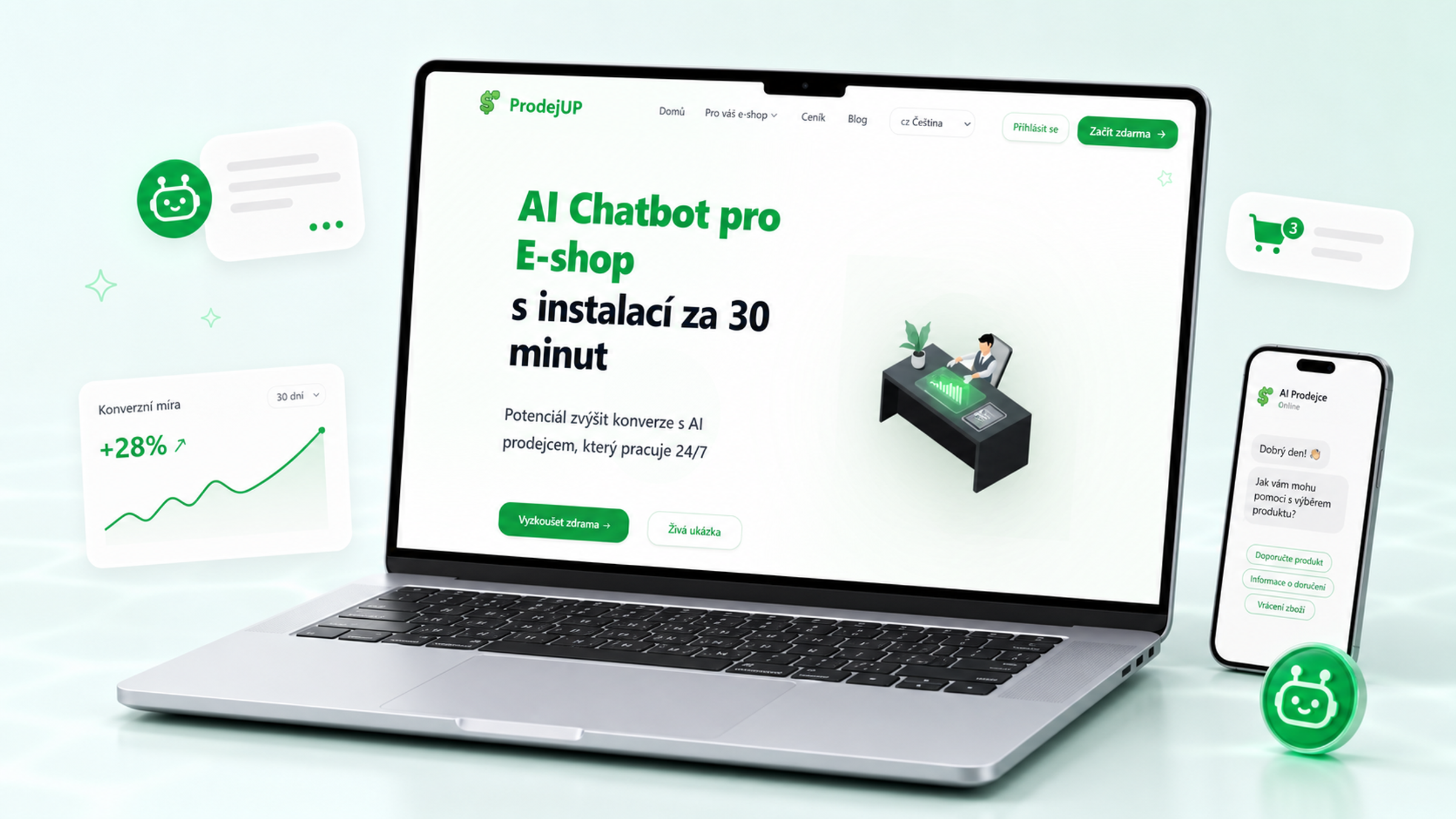Portfolio banner for ProdejUP