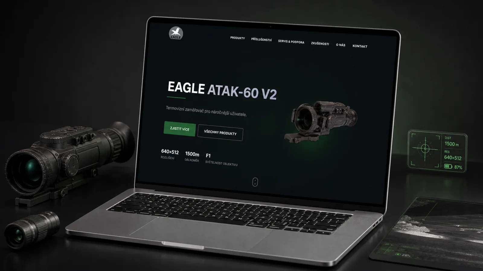 Termovize Eagle: náhled projektu